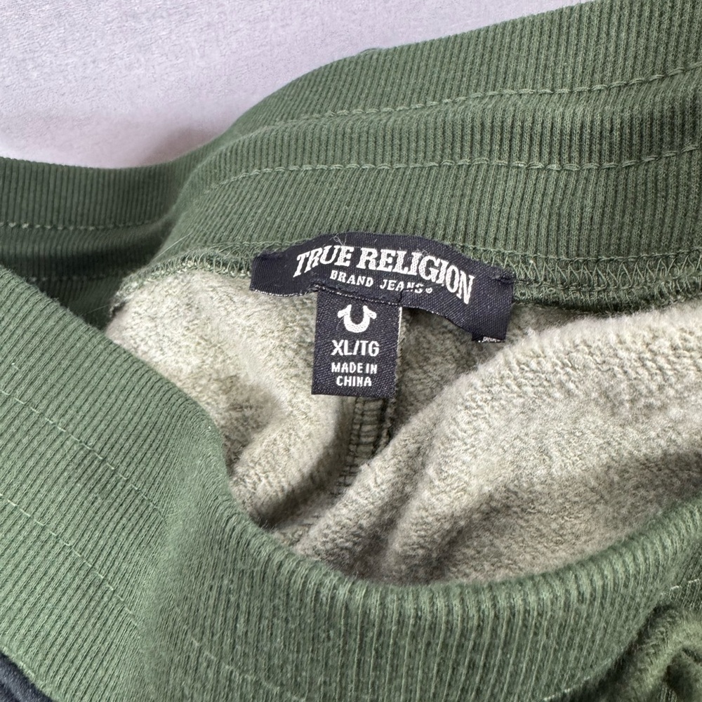 True Religion Olive Green Pullover